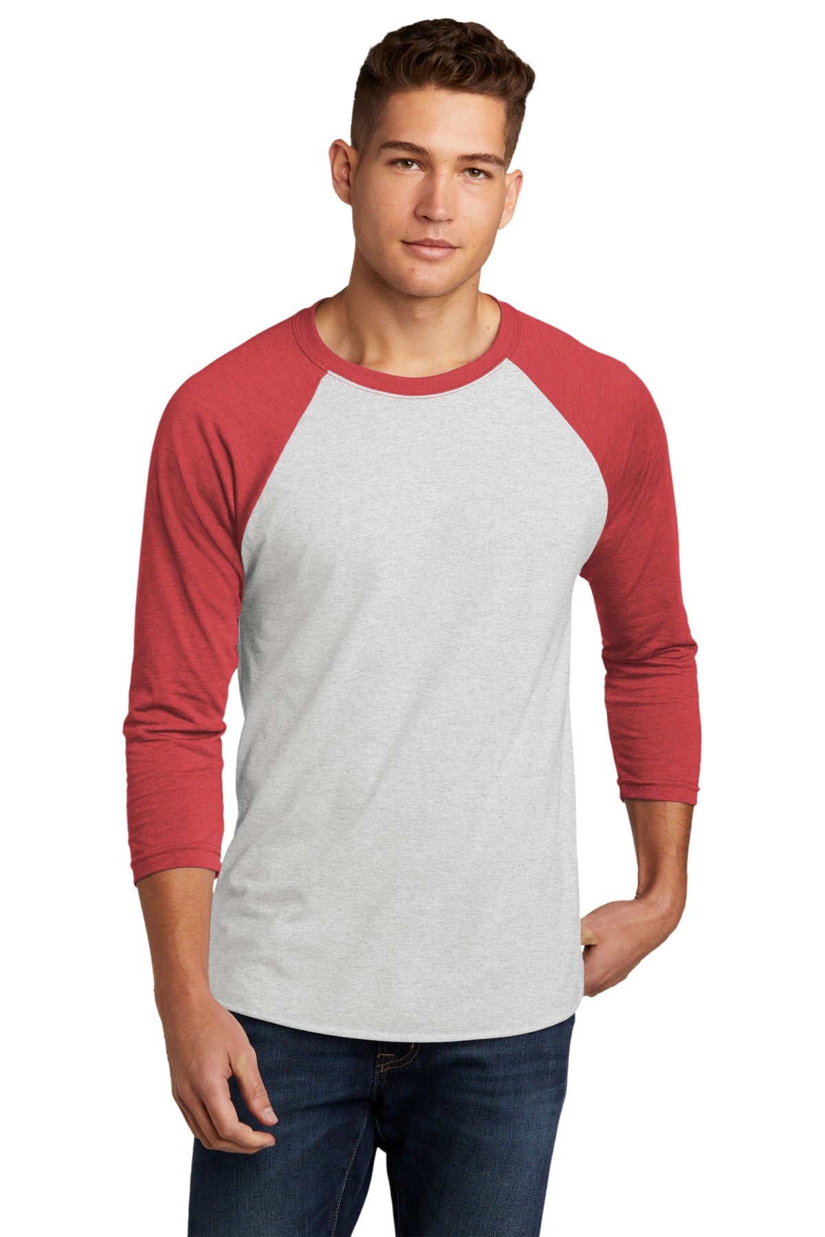 Next Level Apparel   Adult Tri-Blend 3/4-Sleeve Raglan Tee