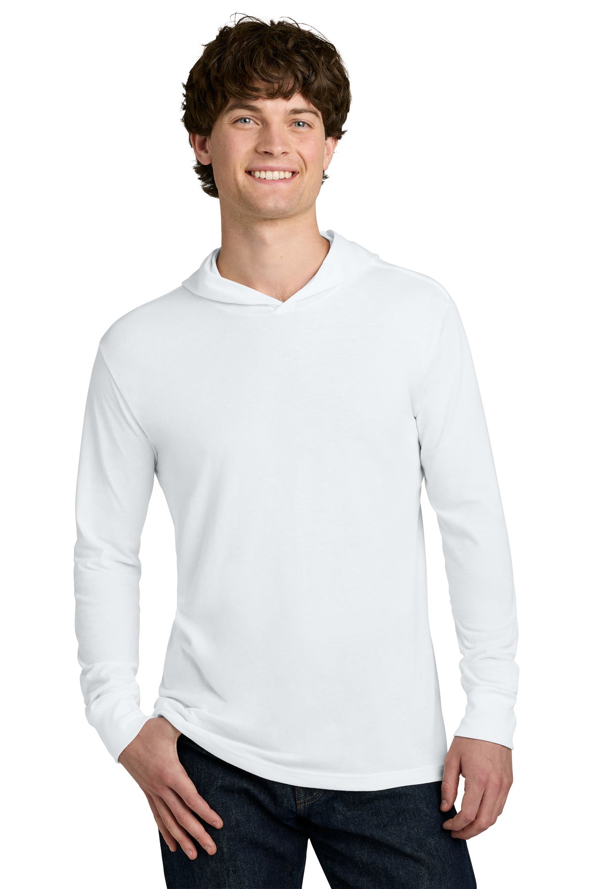 Next Level Apparel CVC Long Sleeve Hoodie