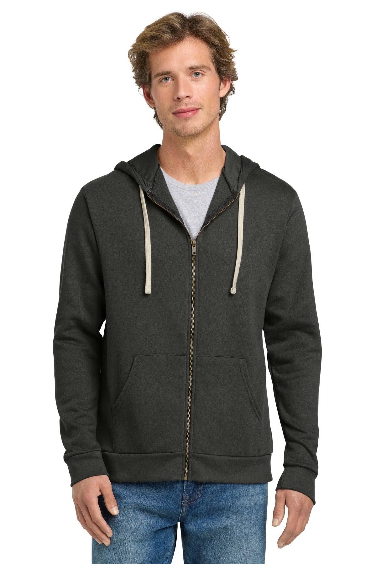 Next Level Apparel Adult Santa Barbara Zip Hoodie