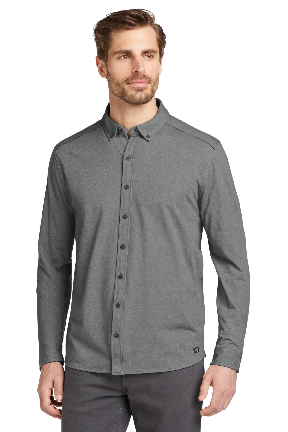 OGIO   Code Stretch Long Sleeve Button-Up