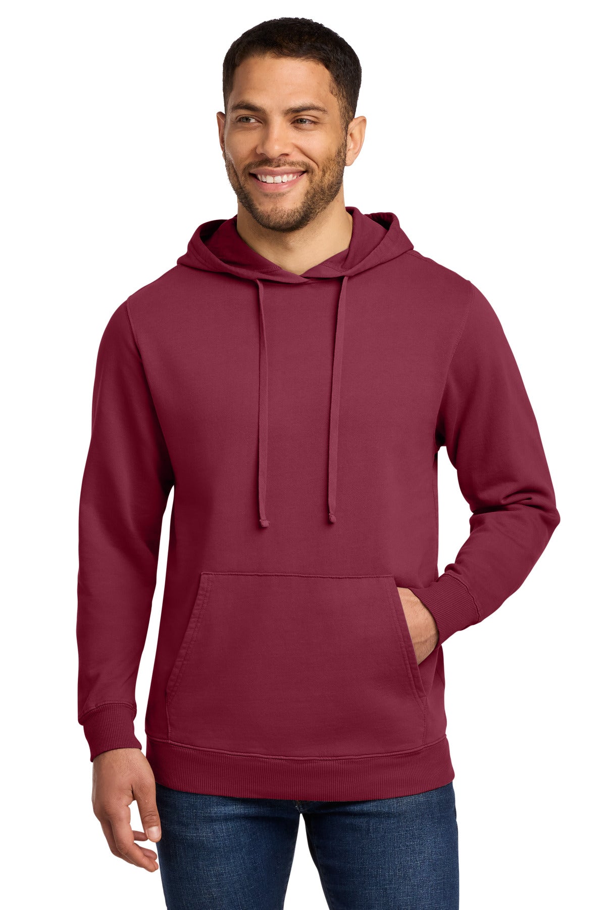 Port & Co Beach Wash Garment-Dyed Pullover Hooded Sweatshirt