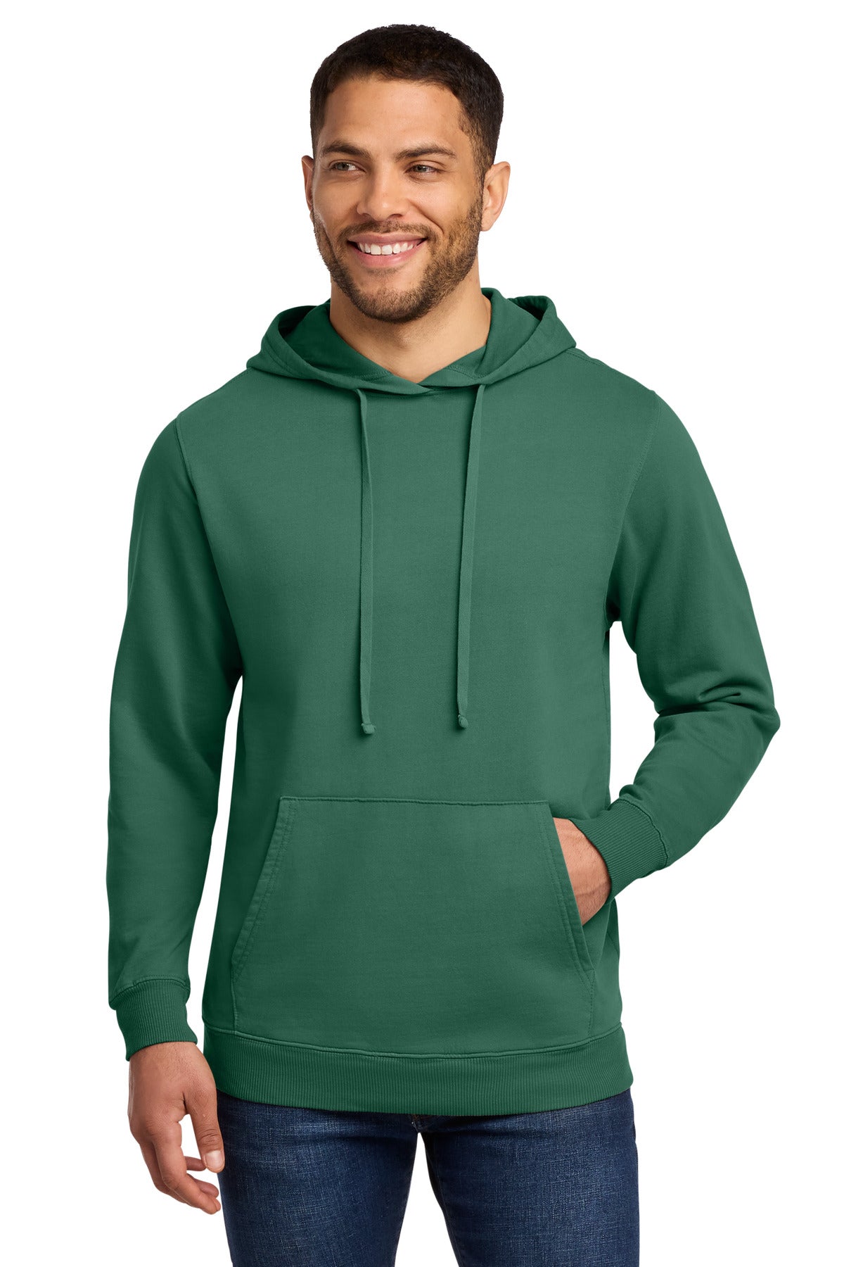 Port & Co Beach Wash Garment-Dyed Pullover Hooded Sweatshirt