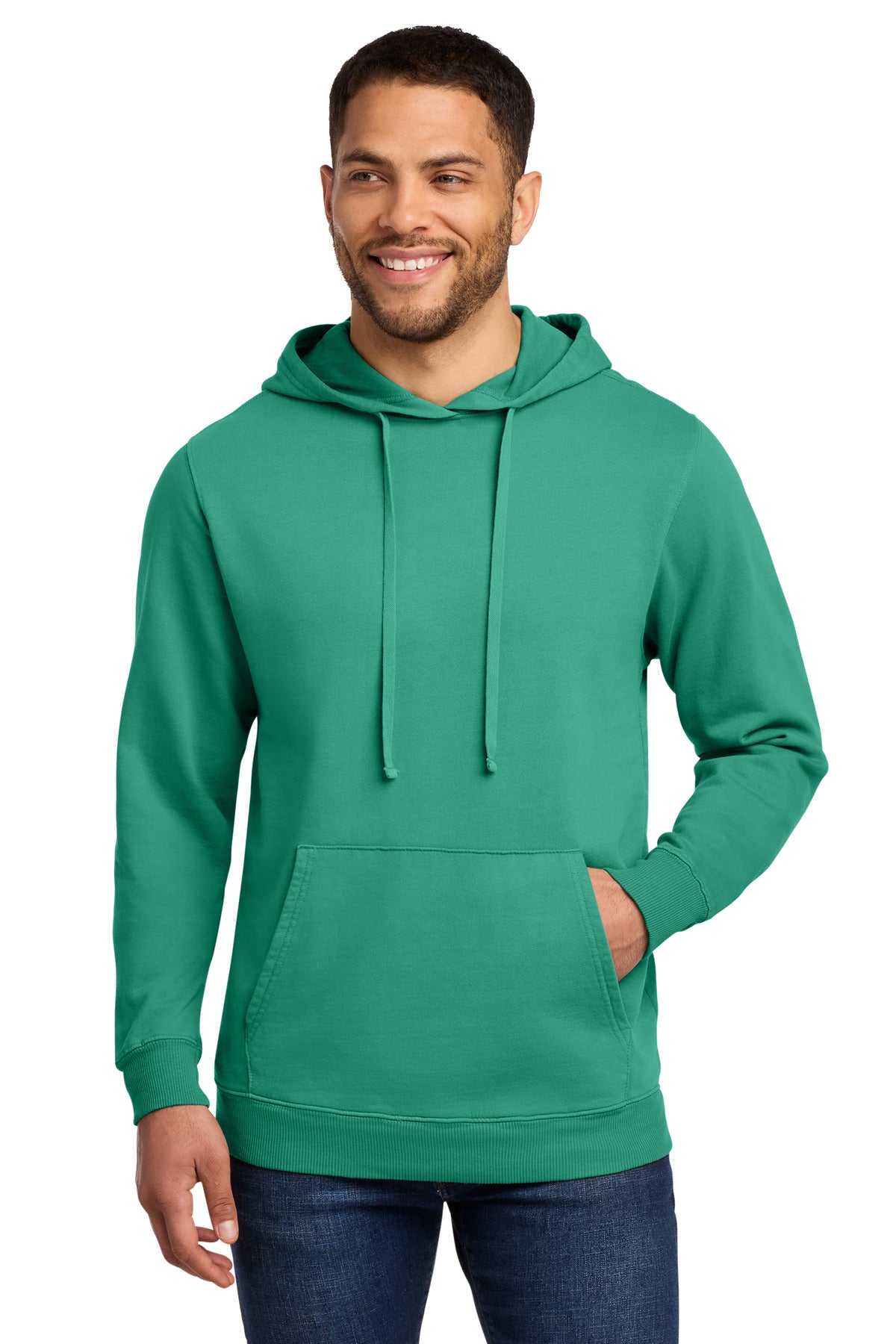 Port & Co Beach Wash Garment-Dyed Pullover Hooded Sweatshirt