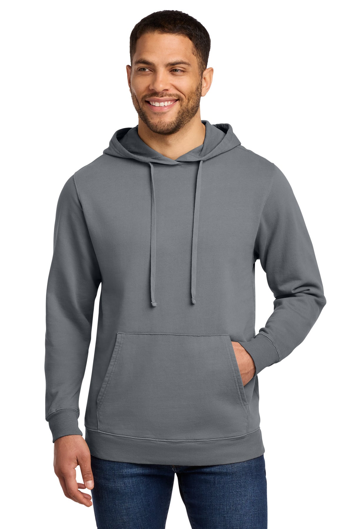 Port & Co Beach Wash Garment-Dyed Pullover Hooded Sweatshirt
