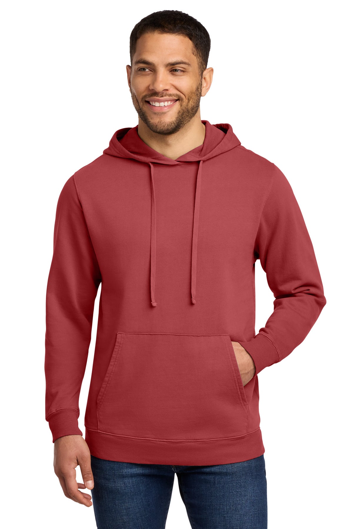 Port & Co Beach Wash Garment-Dyed Pullover Hooded Sweatshirt