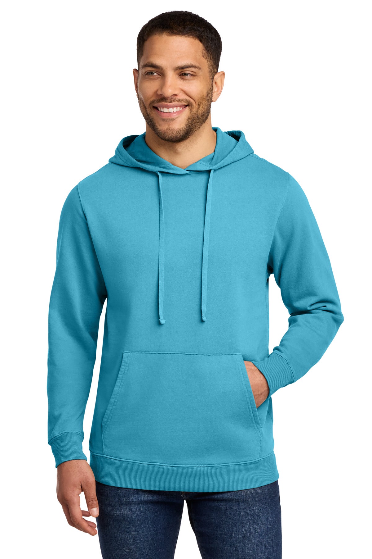 Port & Co Beach Wash Garment-Dyed Pullover Hooded Sweatshirt