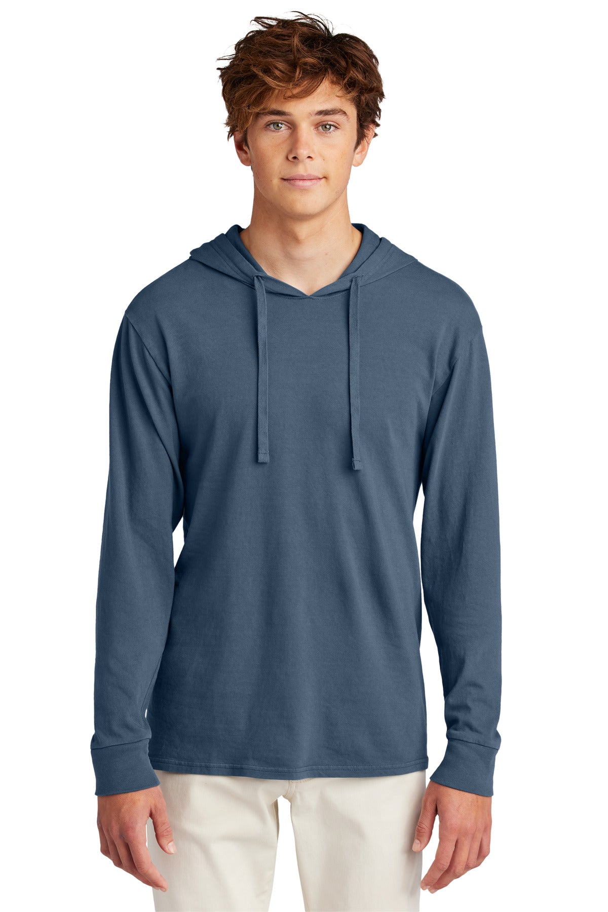 Port & Co Beach Wash Garment-Dyed Pullover Hooded Tee