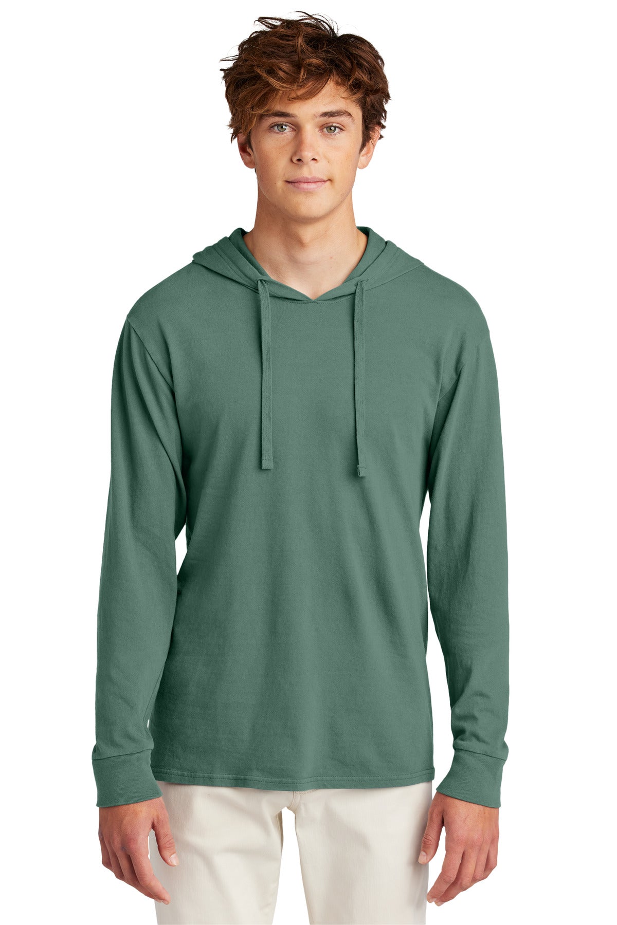 Port & Co Beach Wash Garment-Dyed Pullover Hooded Tee