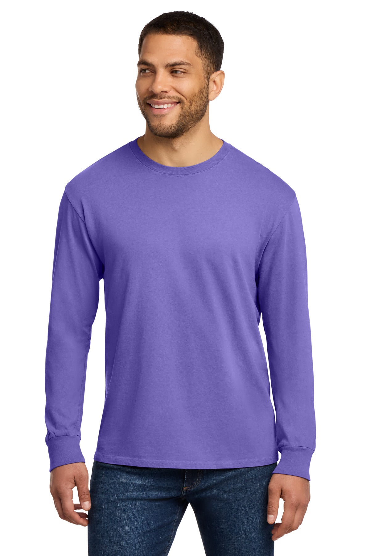 Port & Co Beach Wash Garment-Dyed Long Sleeve Tee