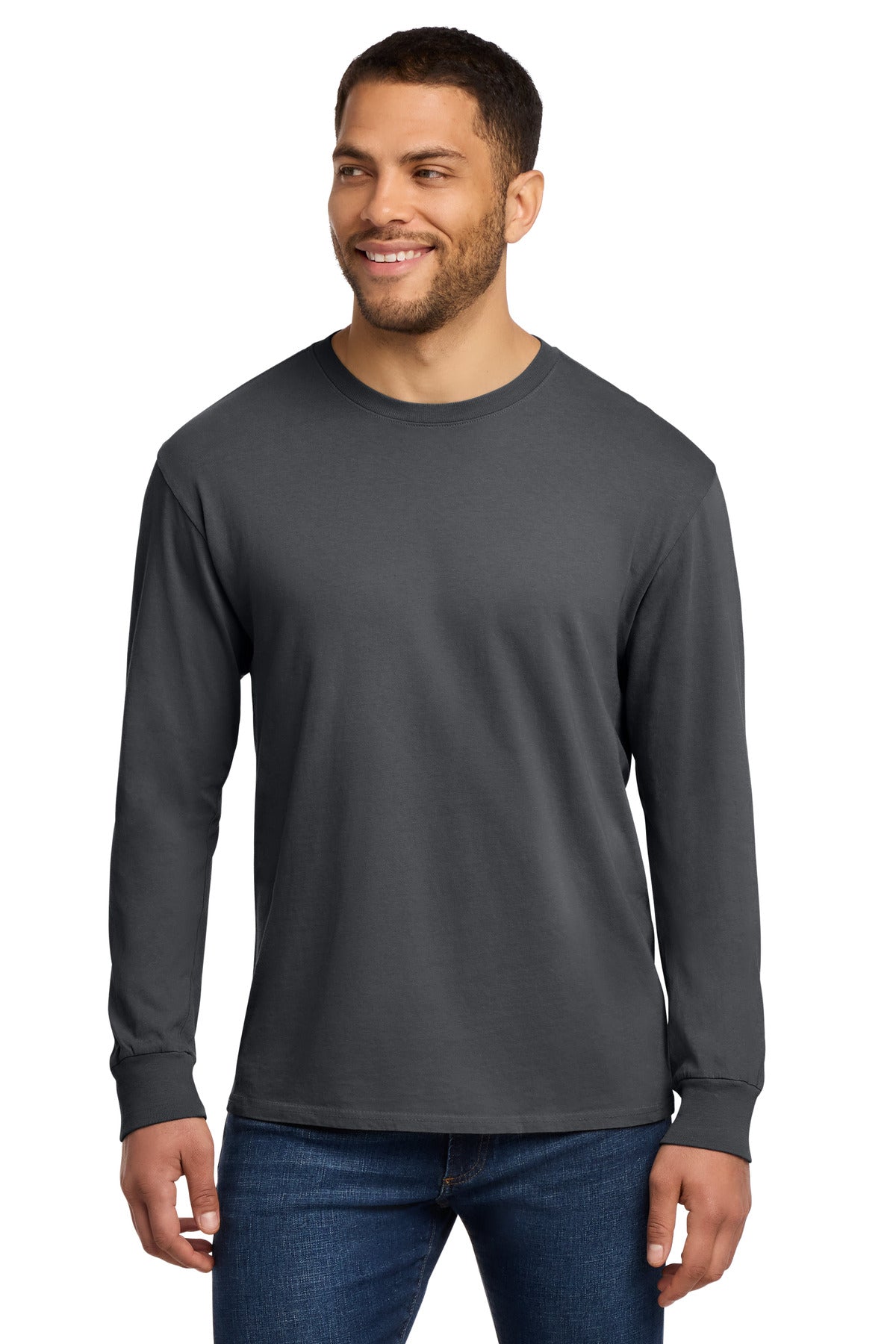 Port & Co Beach Wash Garment-Dyed Long Sleeve Tee
