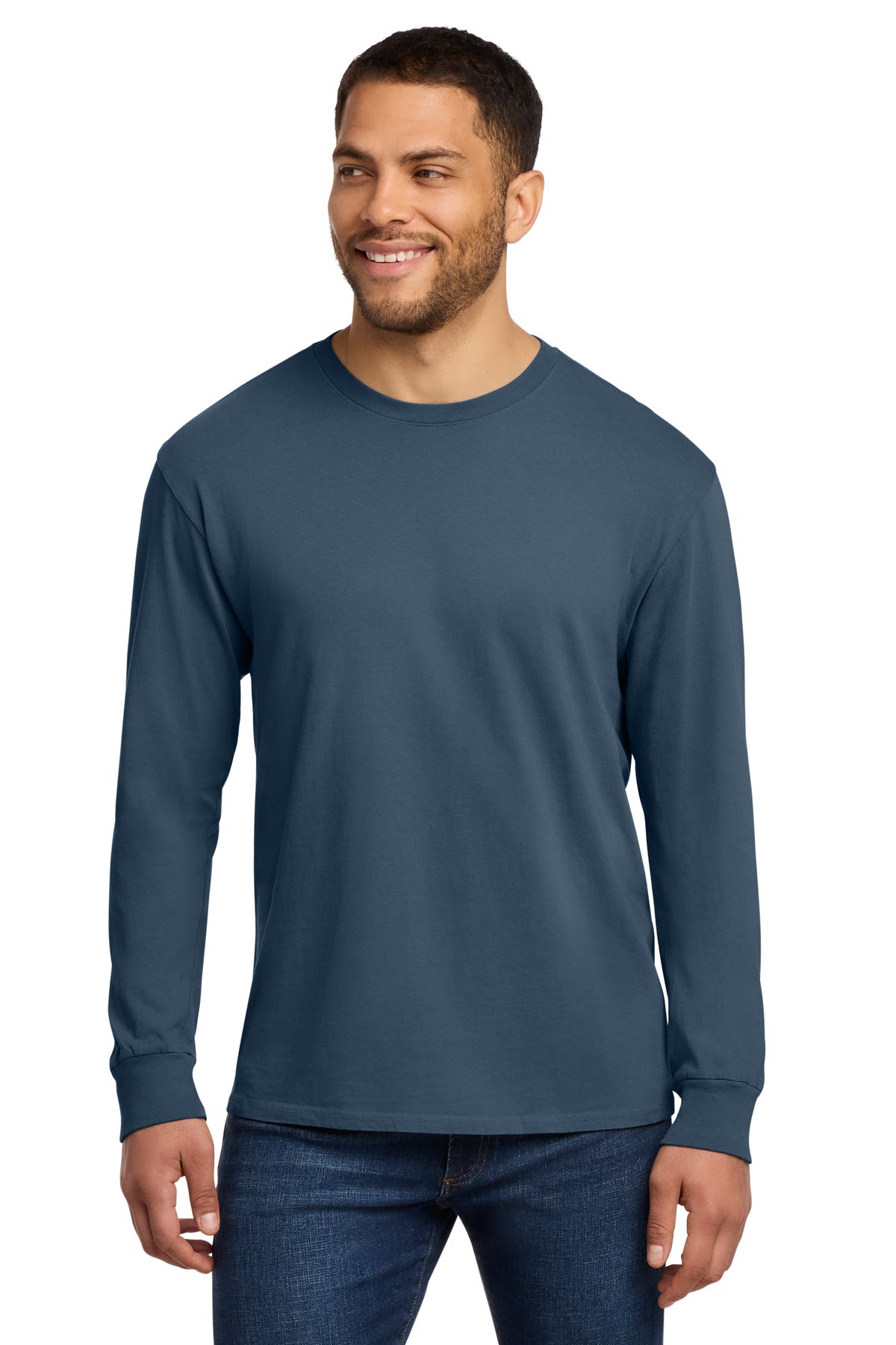 Port & Co Beach Wash Garment-Dyed Long Sleeve Tee
