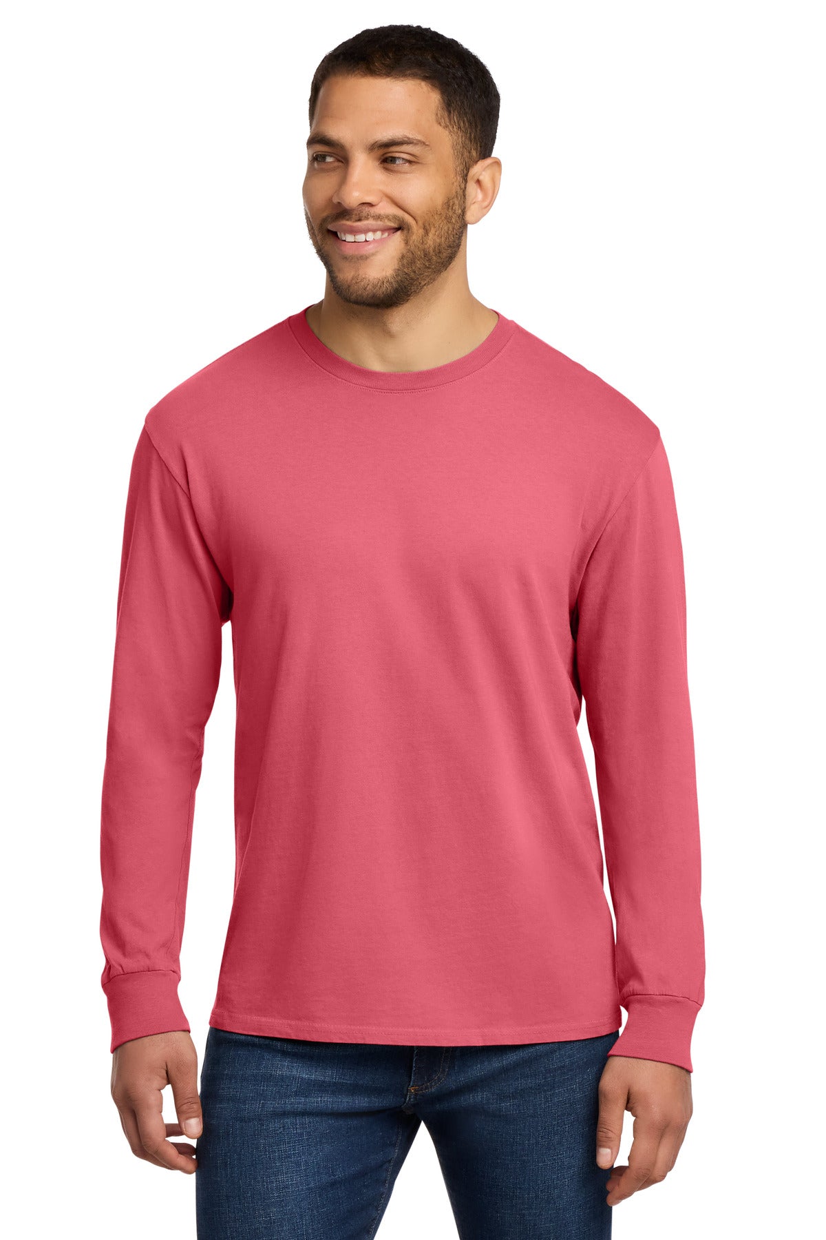 Port & Co Beach Wash Garment-Dyed Long Sleeve Tee