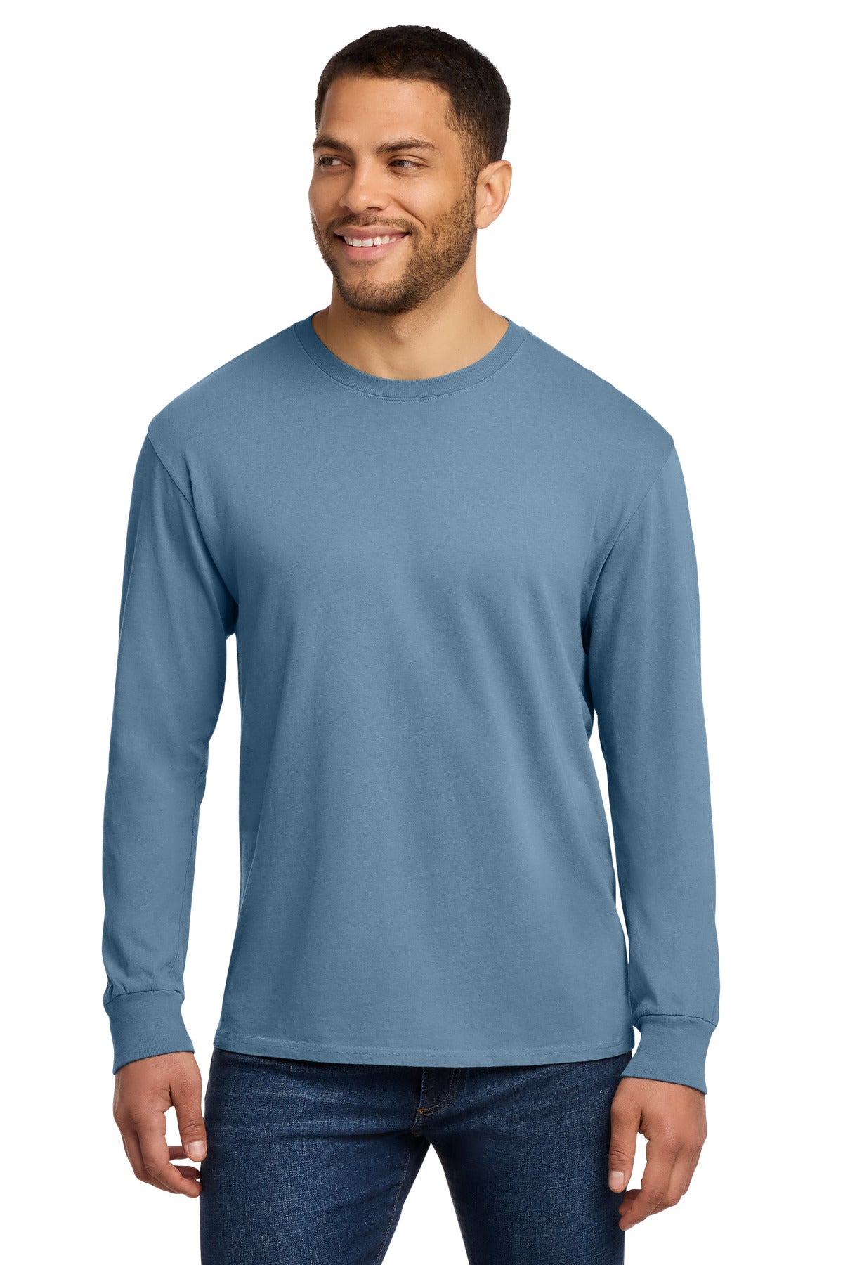 Port & Co Beach Wash Garment-Dyed Long Sleeve Tee