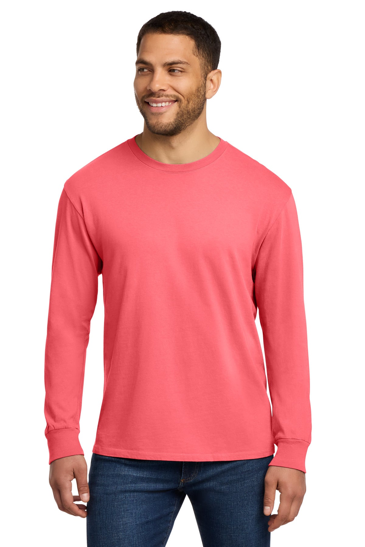 Port & Co Beach Wash Garment-Dyed Long Sleeve Tee
