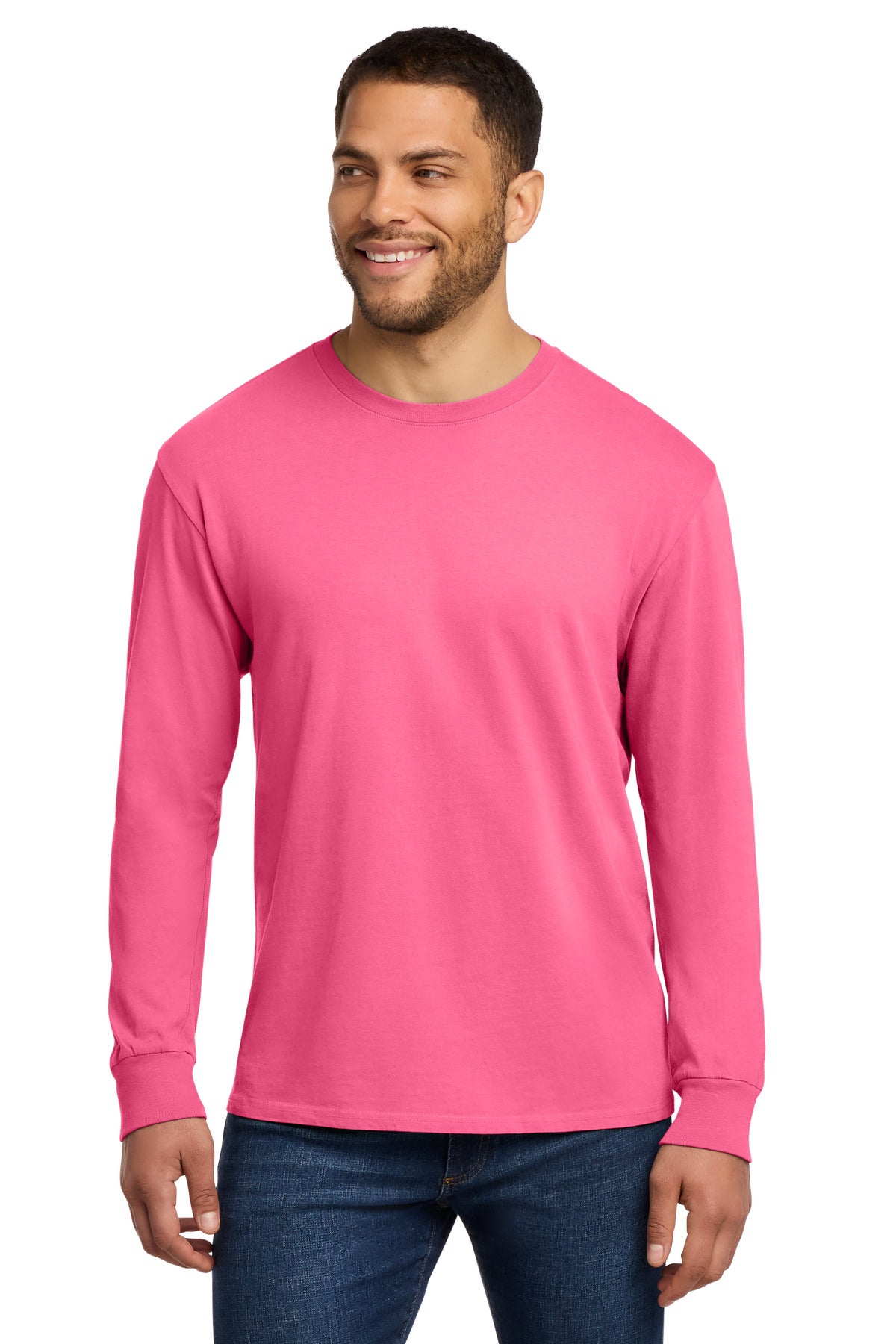 Port & Co Beach Wash Garment-Dyed Long Sleeve Tee