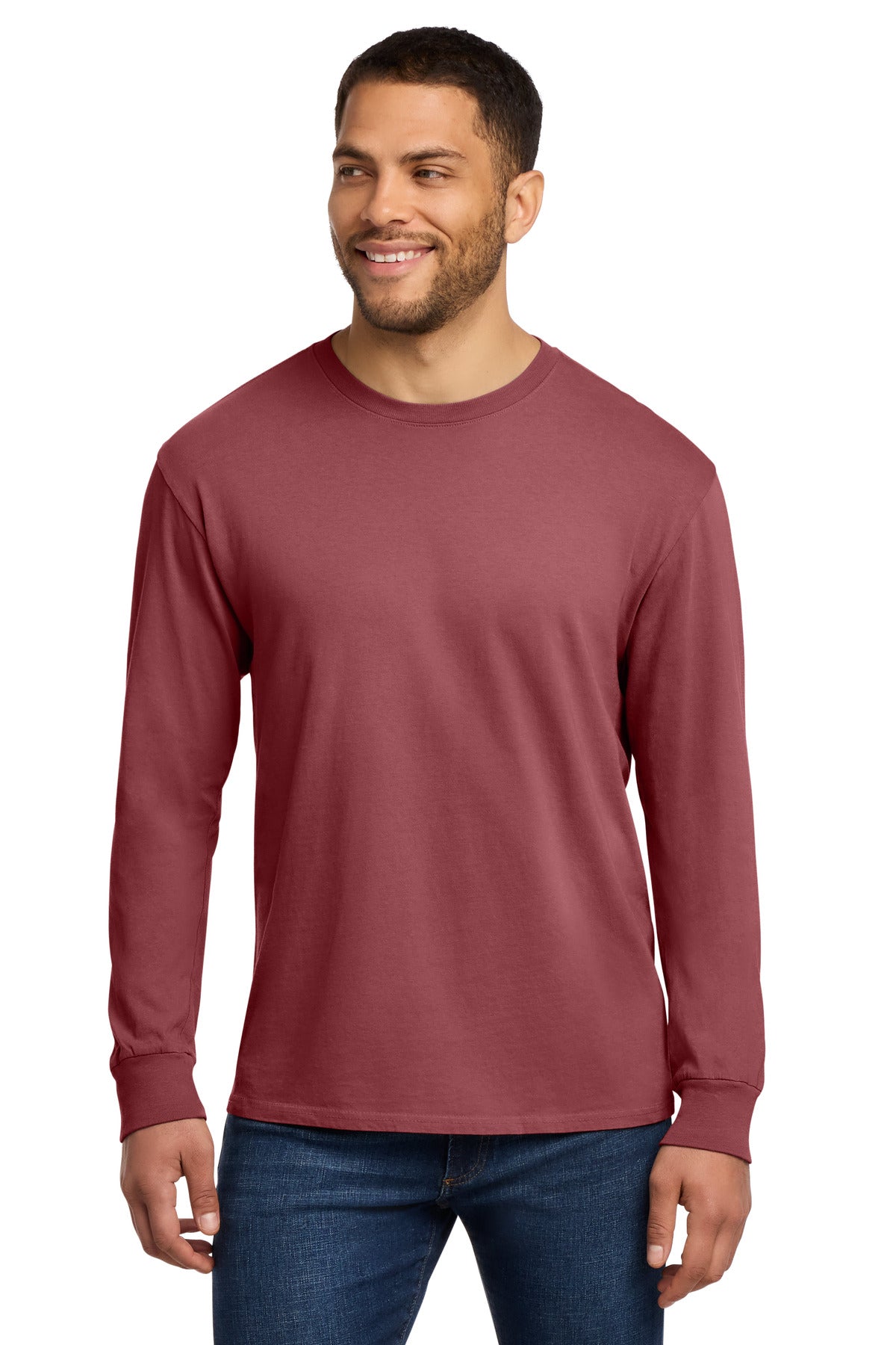 Port & Co Beach Wash Garment-Dyed Long Sleeve Tee