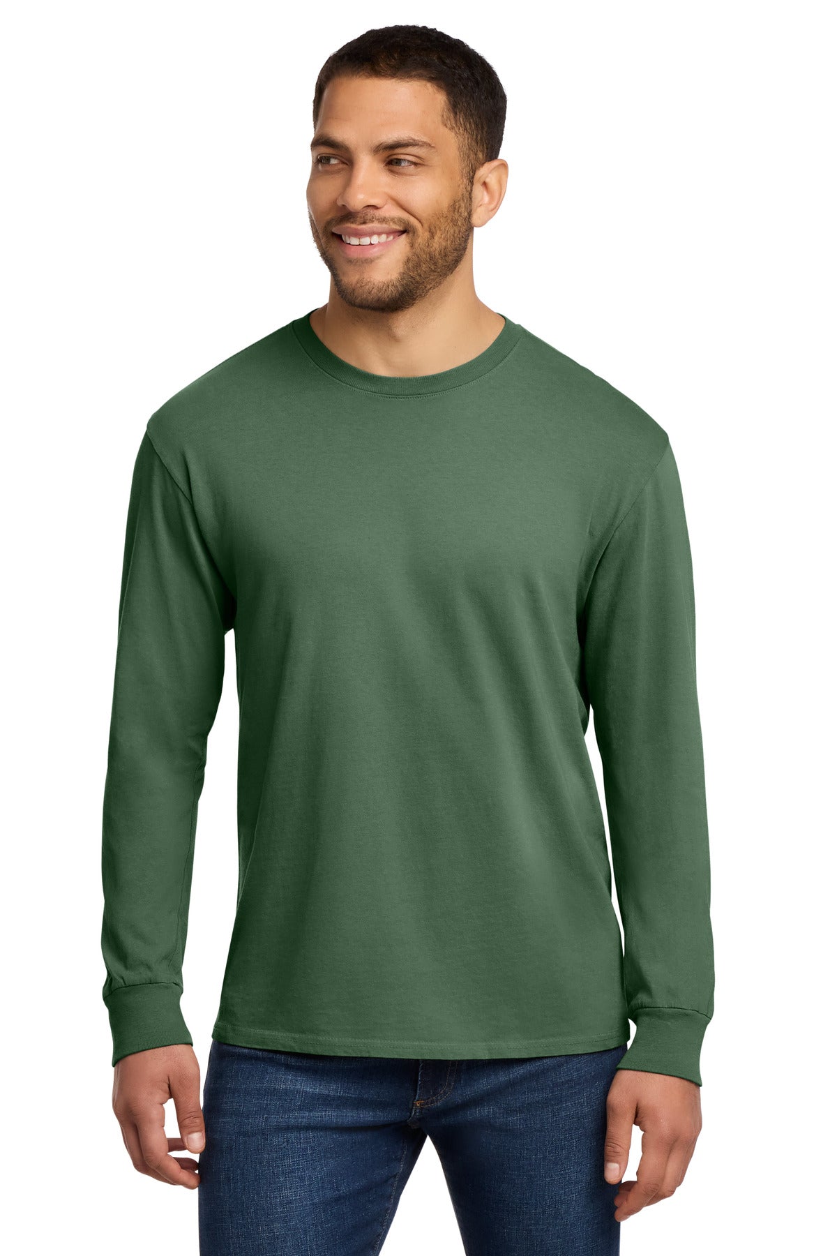 Port & Co Beach Wash Garment-Dyed Long Sleeve Tee