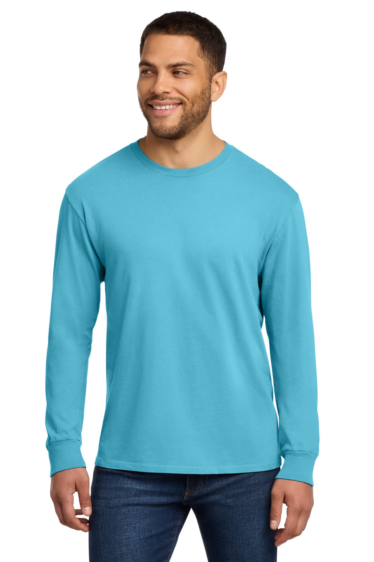 Port & Co Beach Wash Garment-Dyed Long Sleeve Tee