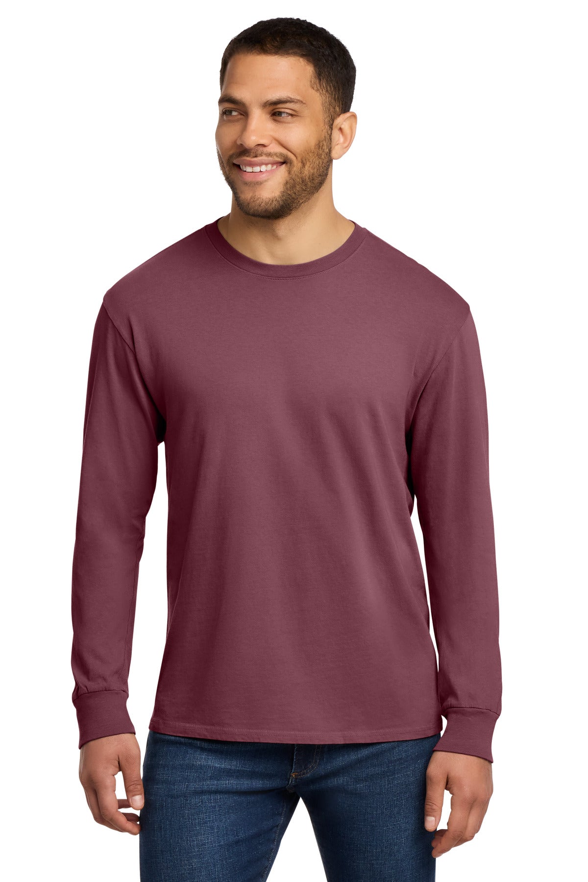 Port & Co Beach Wash Garment-Dyed Long Sleeve Tee