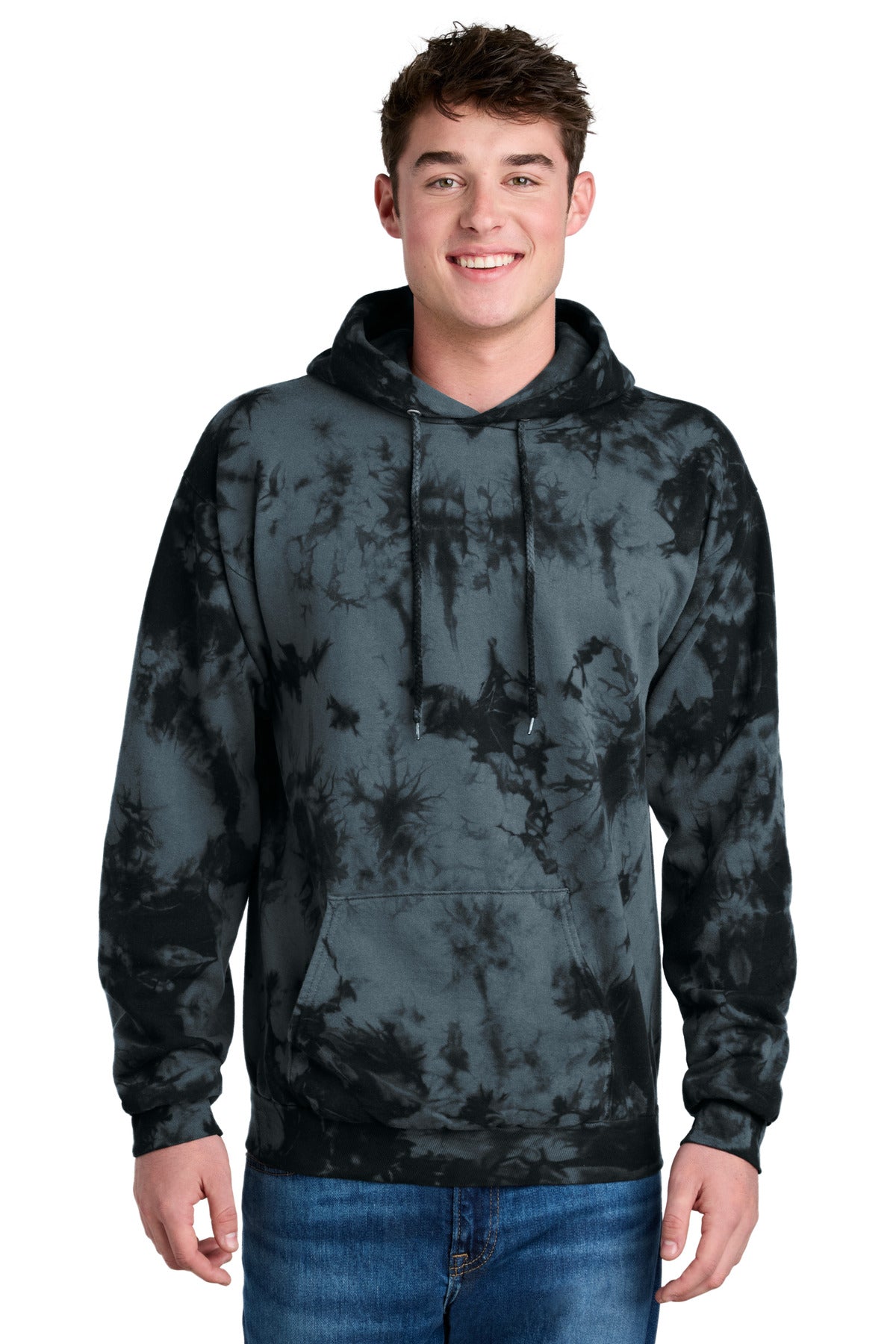 Port & Co Crystal Tie-Dye Pullover Hoodie