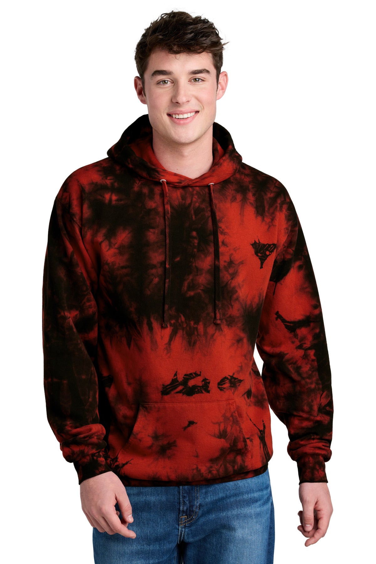 Port & Co Crystal Tie-Dye Pullover Hoodie