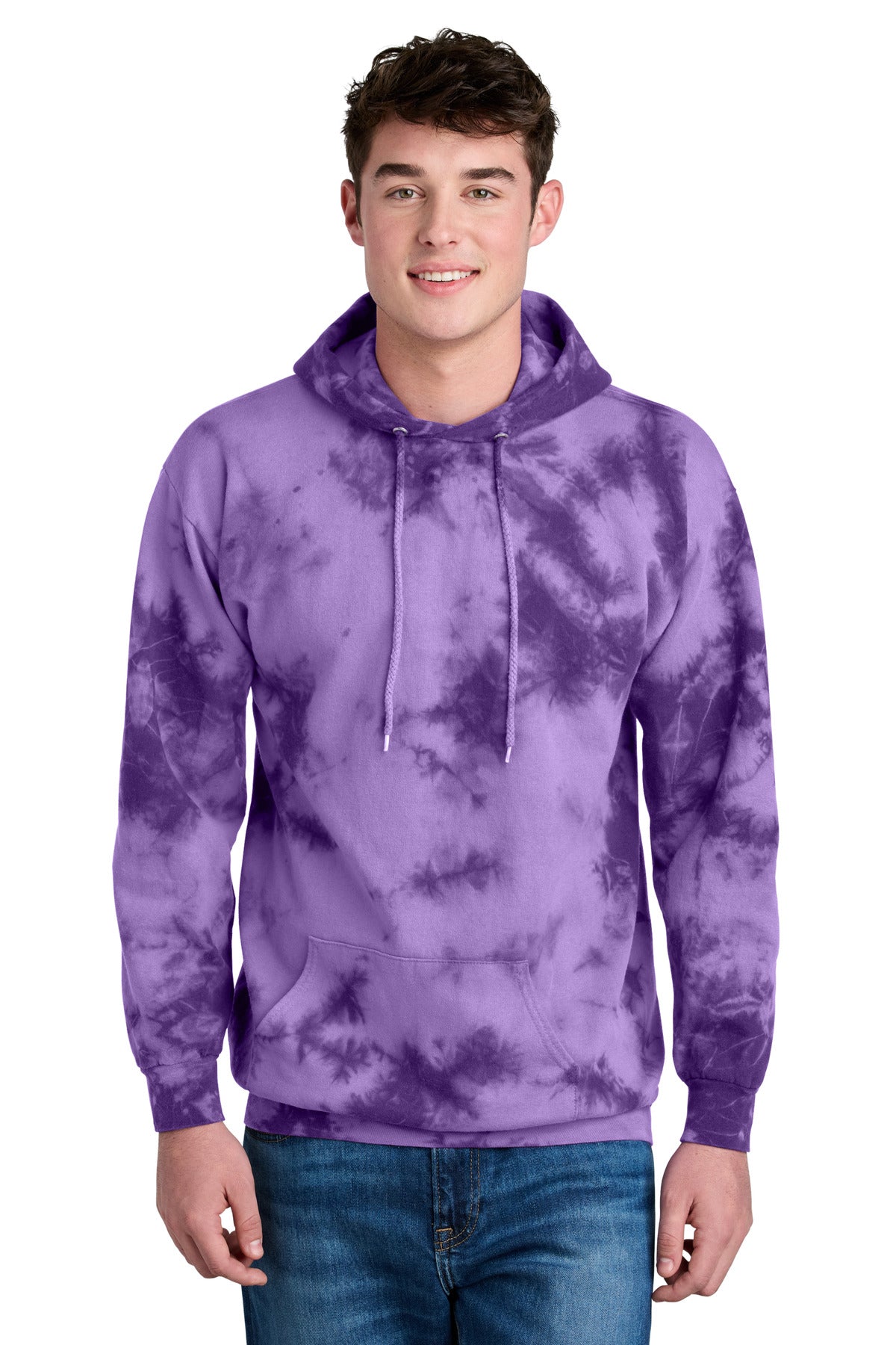 Port & Co Crystal Tie-Dye Pullover Hoodie