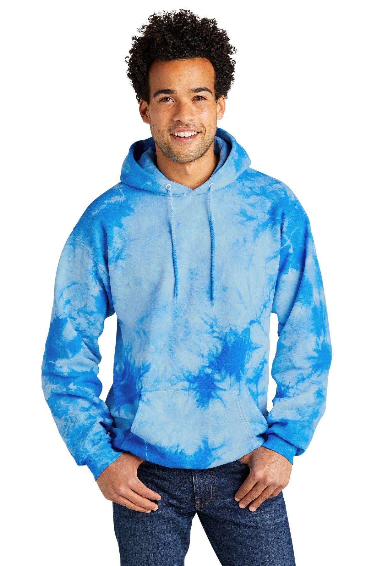 Port & Co Crystal Tie-Dye Pullover Hoodie