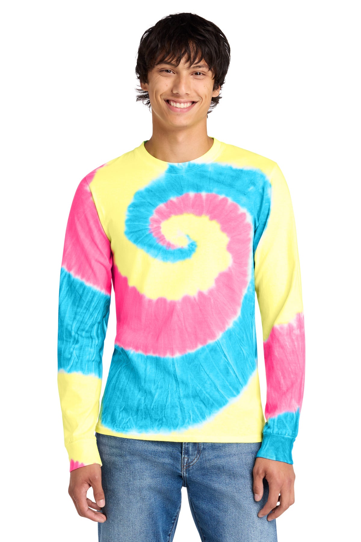 Port & Co Tie-Dye Long Sleeve Tee