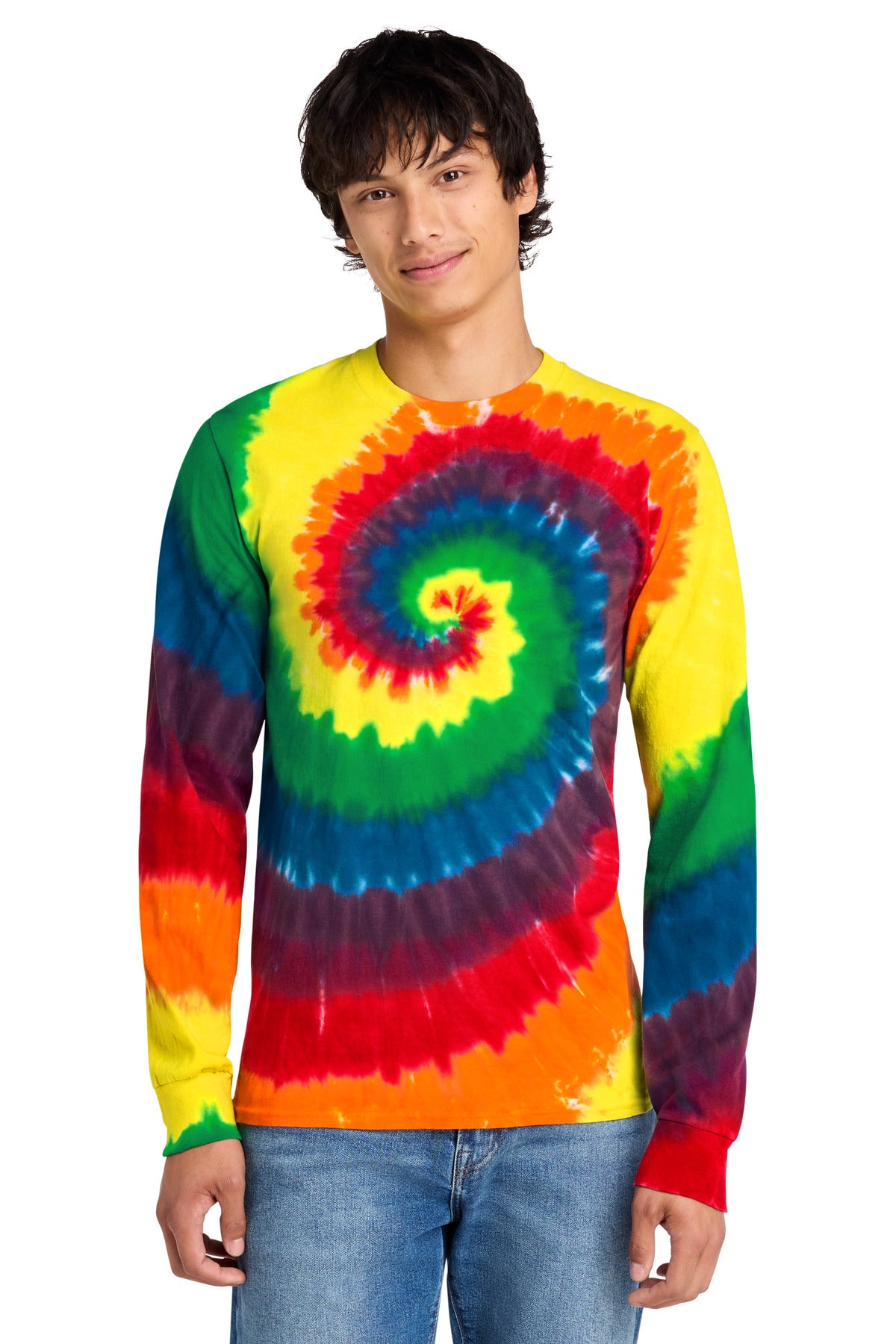 Port & Co Tie-Dye Long Sleeve Tee