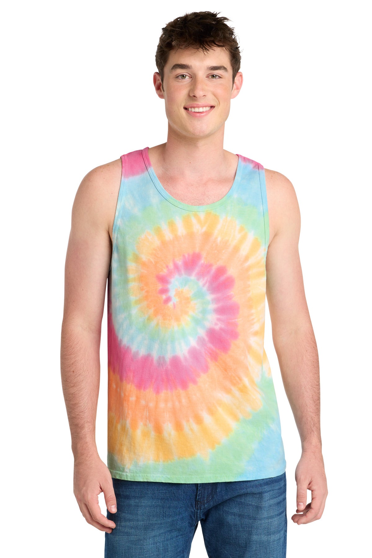 Port & Co Tie-Dye Tank Top