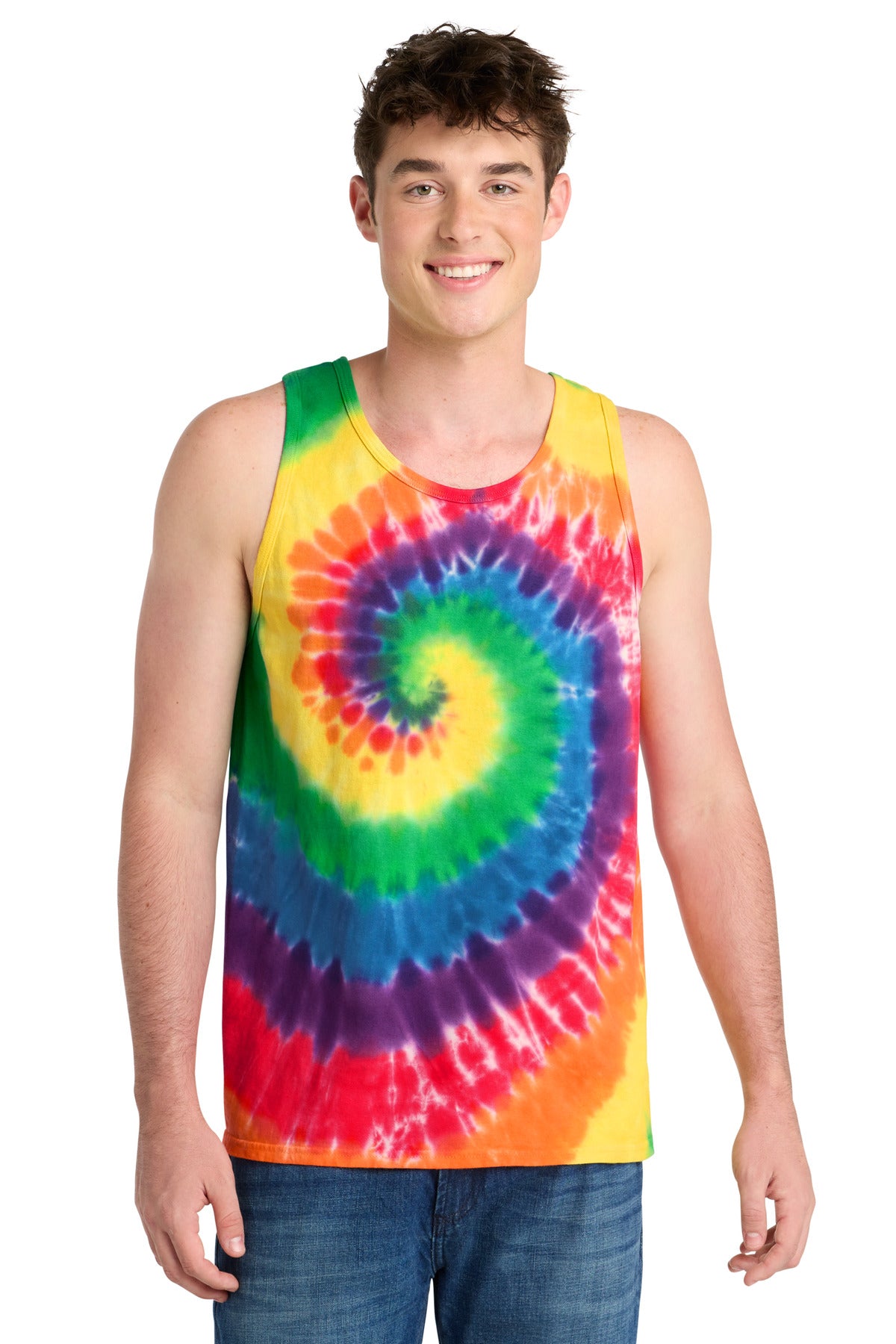 Port & Co Tie-Dye Tank Top