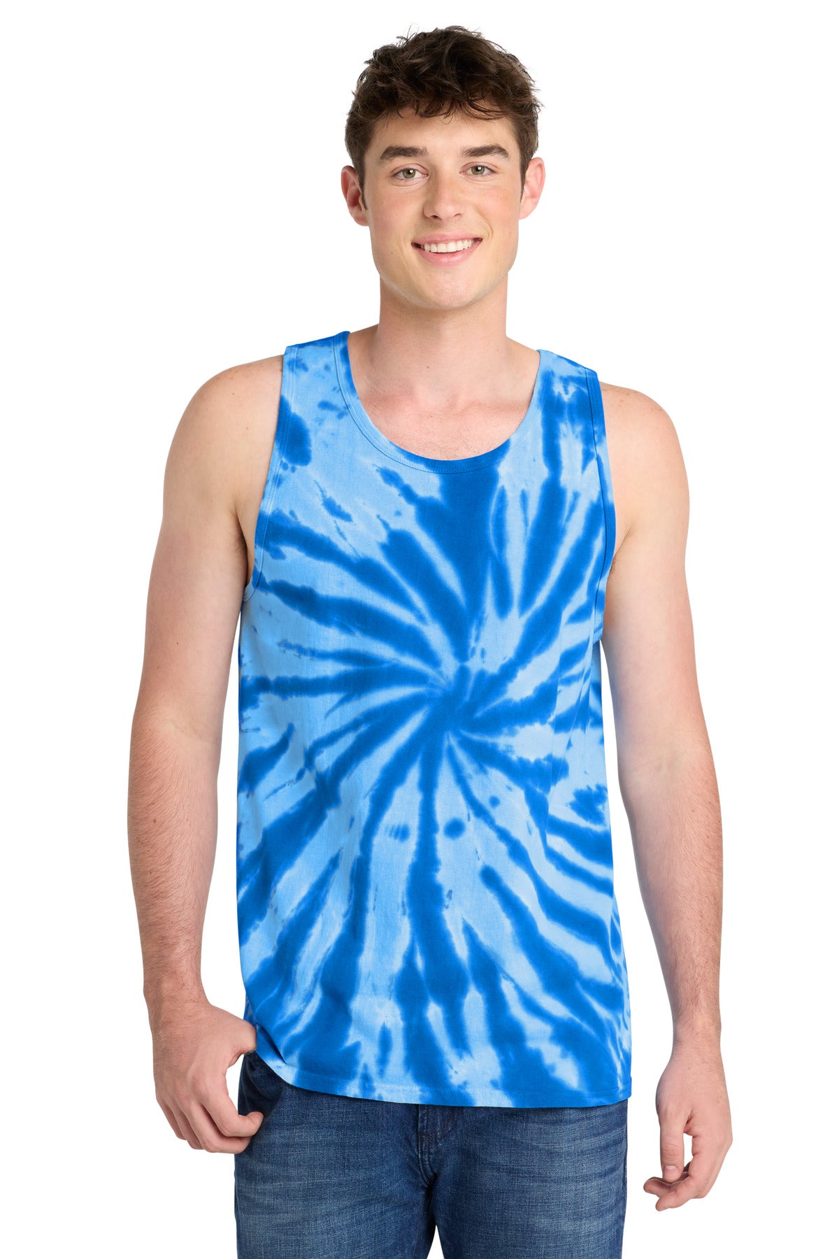 Port & Co Tie-Dye Tank Top
