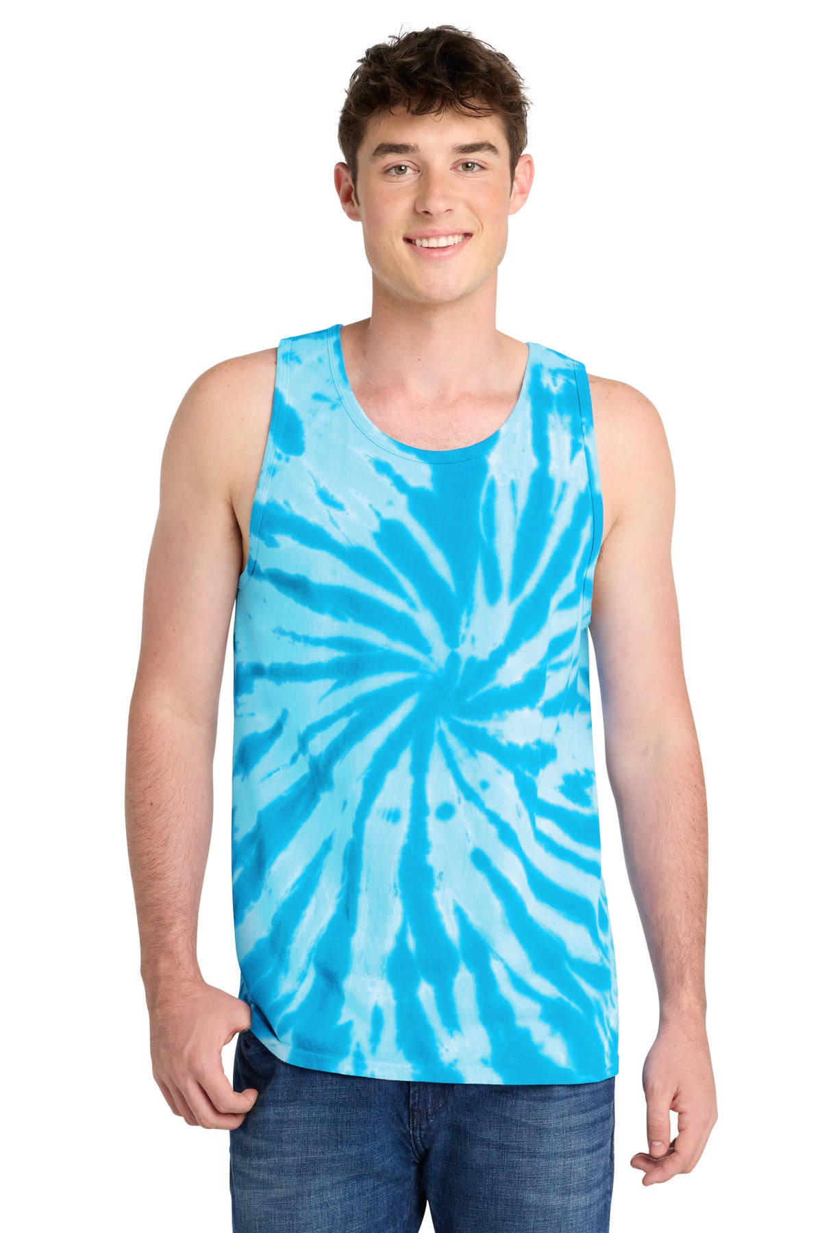 Port & Co Tie-Dye Tank Top