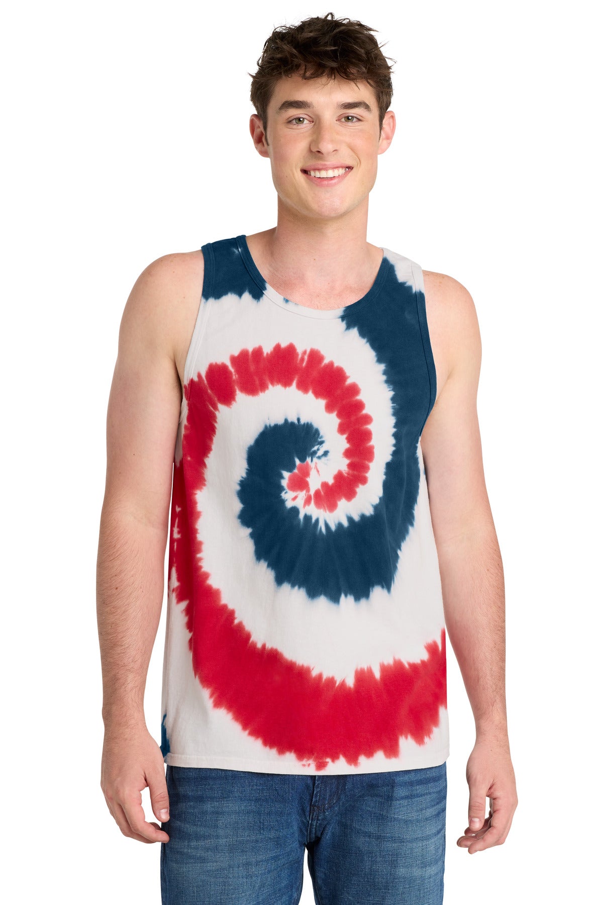 Port & Co Tie-Dye Tank Top