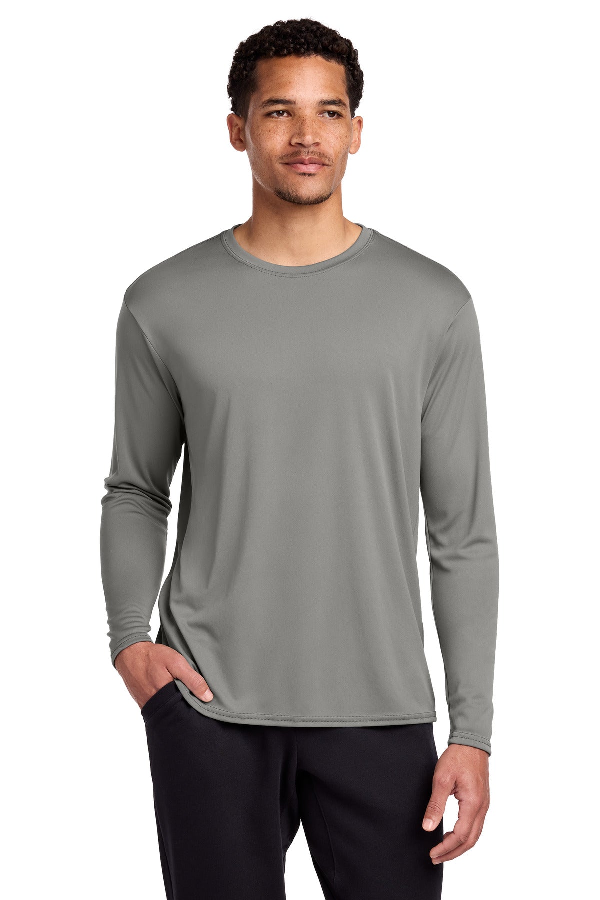 Port & Co Long Sleeve Performance Tee