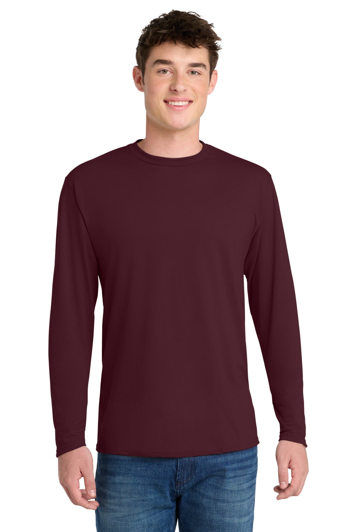 Port & Co Long Sleeve Performance Blend Tee