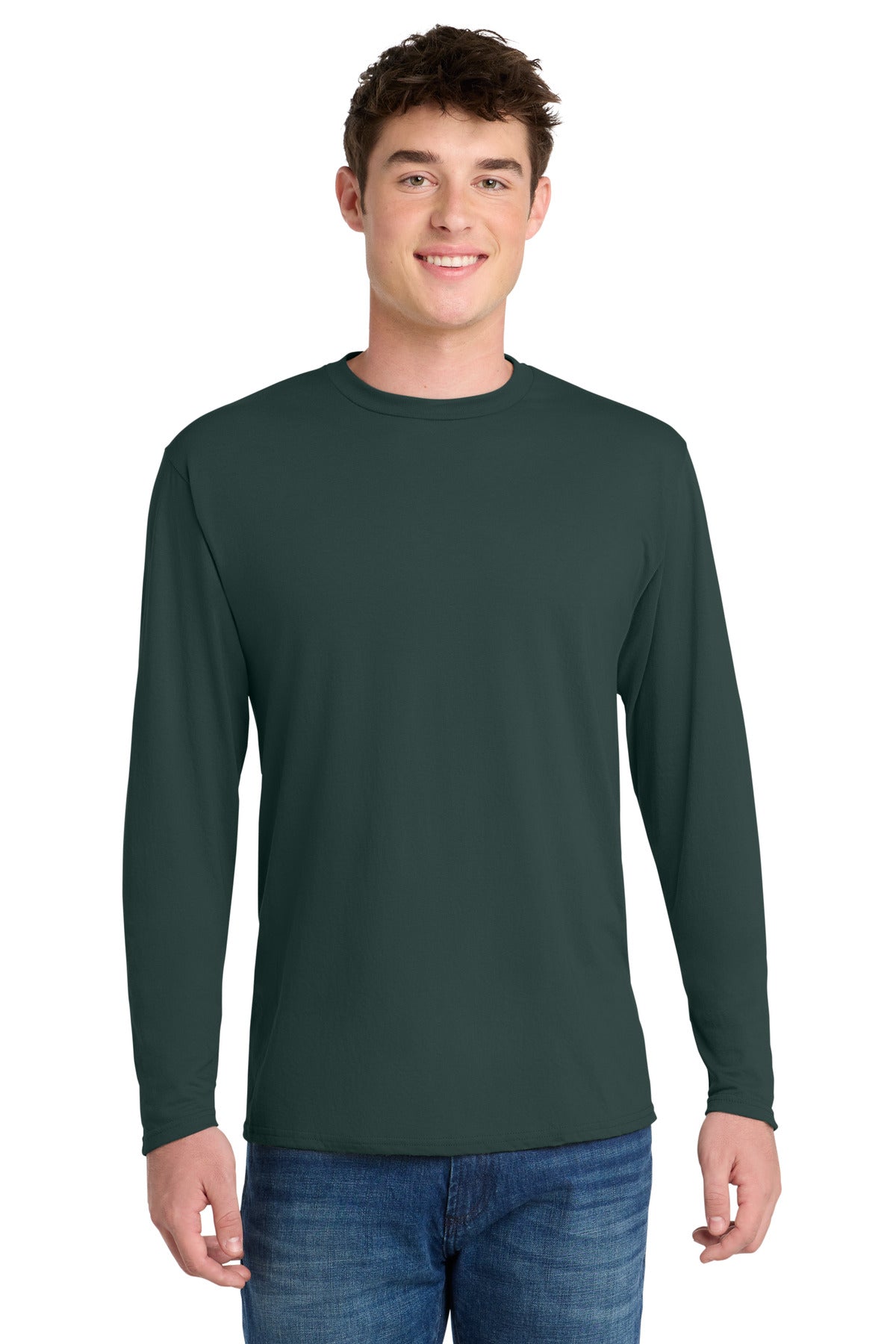 Port & Co Long Sleeve Performance Blend Tee
