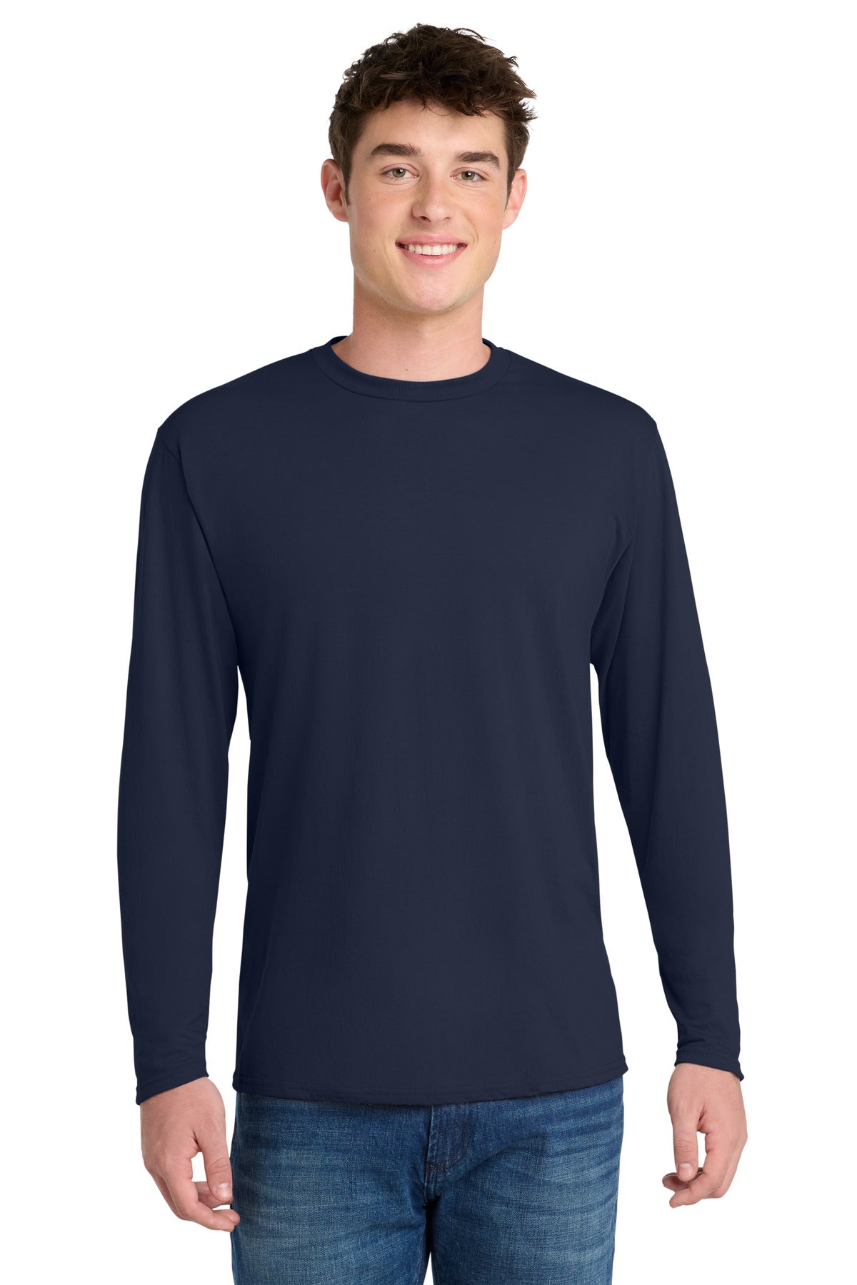 Port & Co Long Sleeve Performance Blend Tee