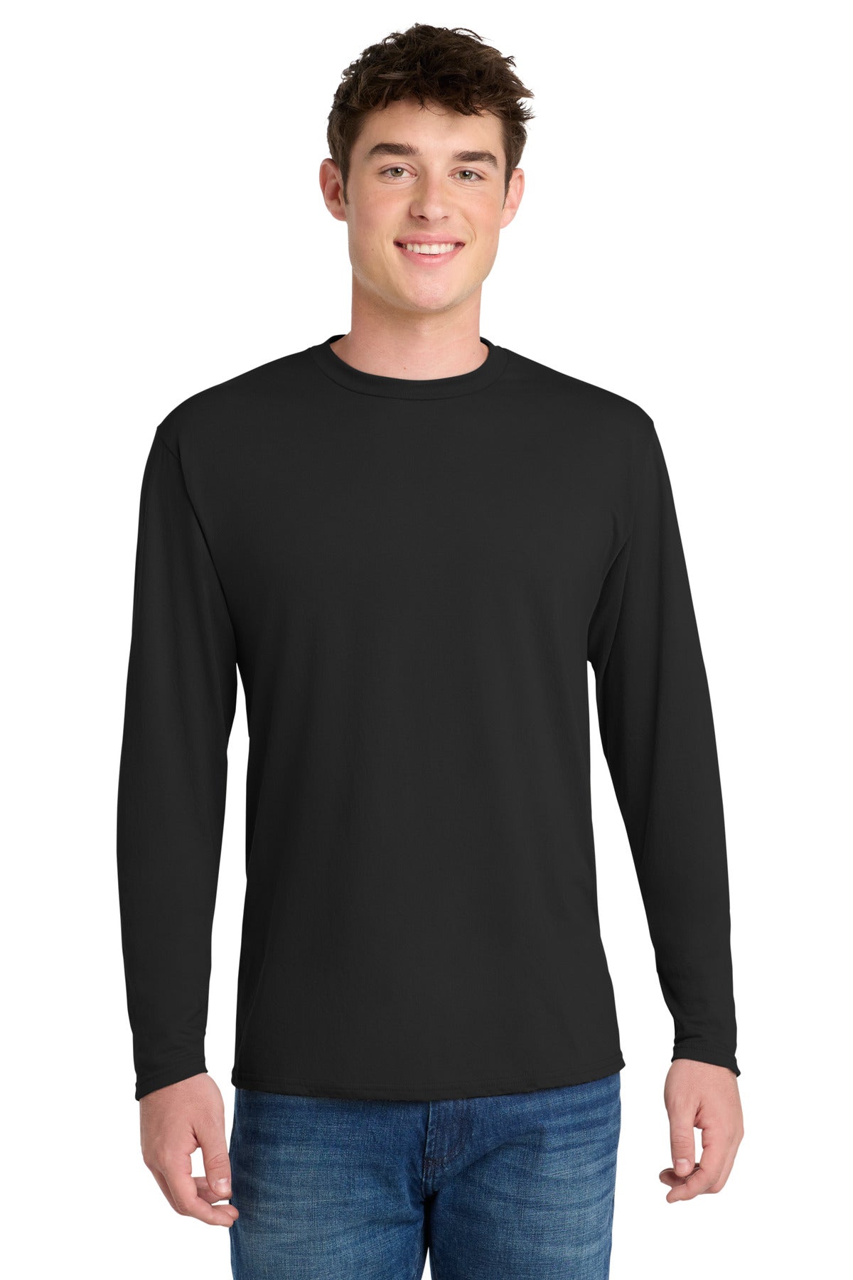 Port & Co Long Sleeve Performance Blend Tee