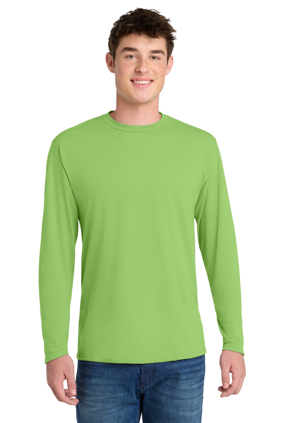 Port & Co Long Sleeve Performance Blend Tee
