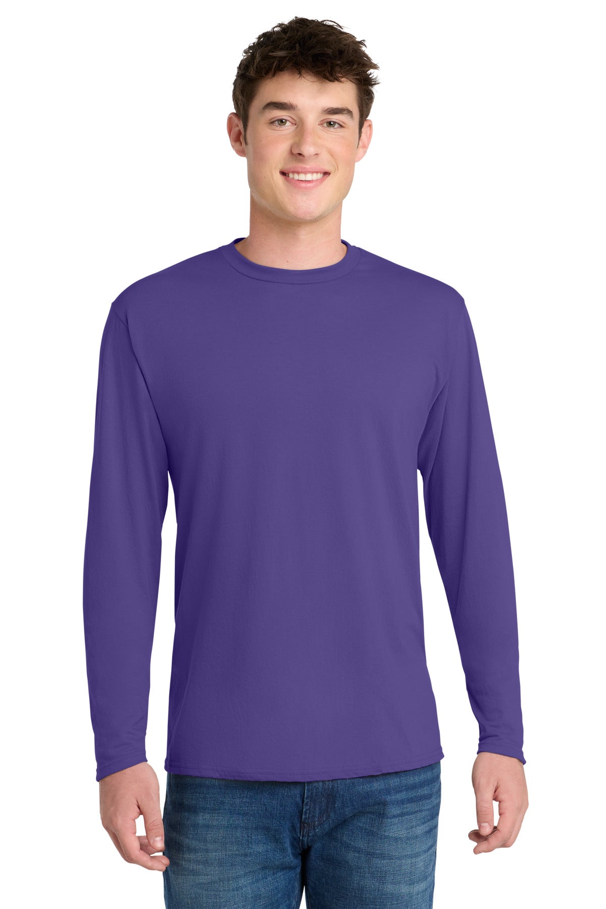 Port & Co Long Sleeve Performance Blend Tee