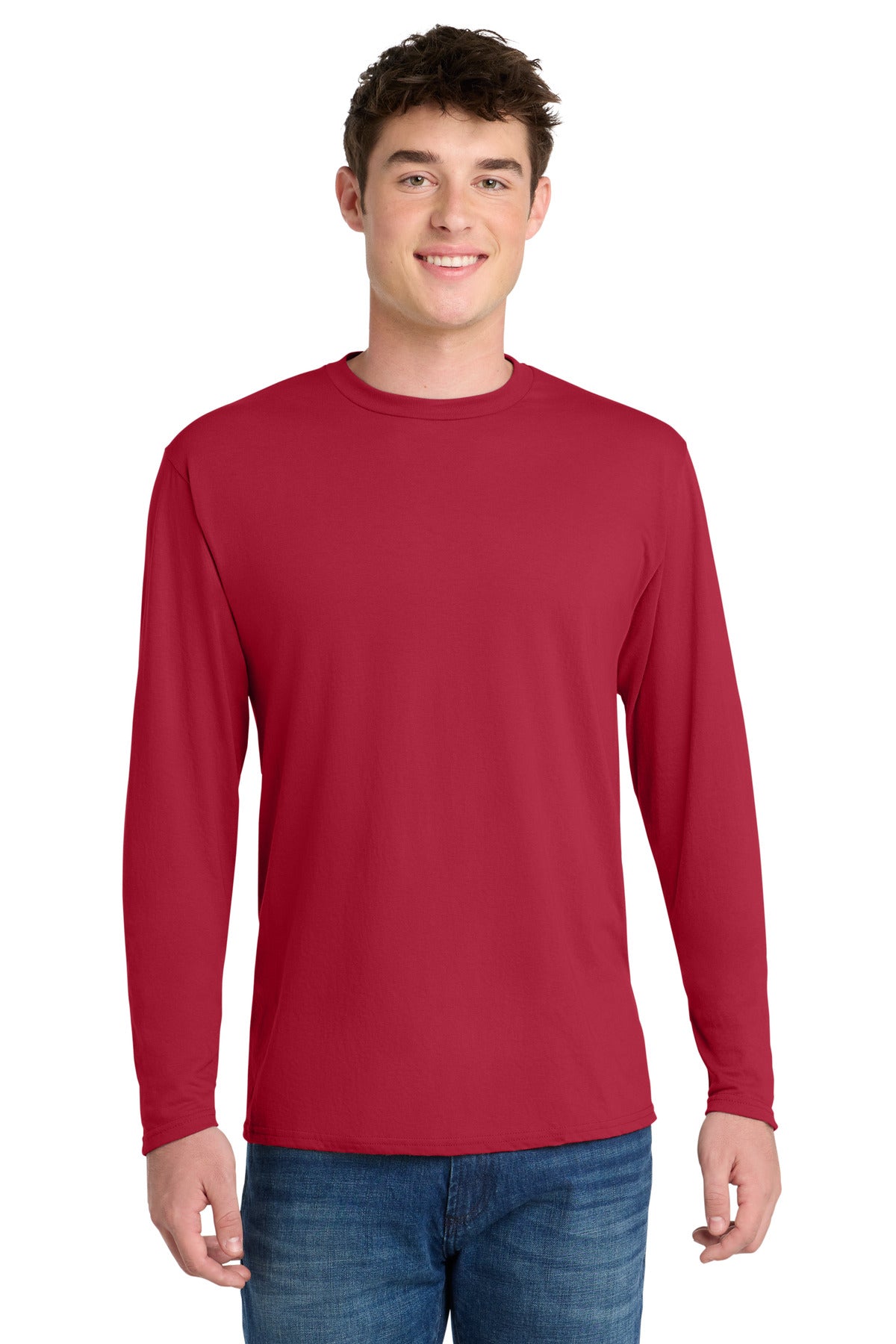 Port & Co Long Sleeve Performance Blend Tee