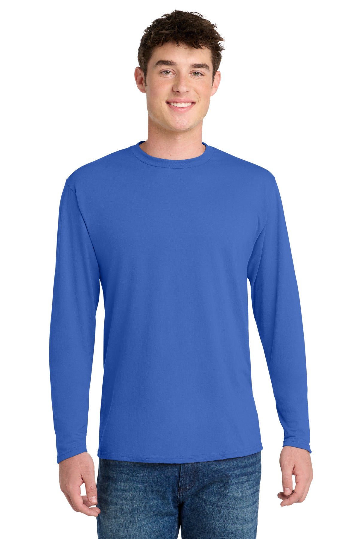 Port & Co Long Sleeve Performance Blend Tee