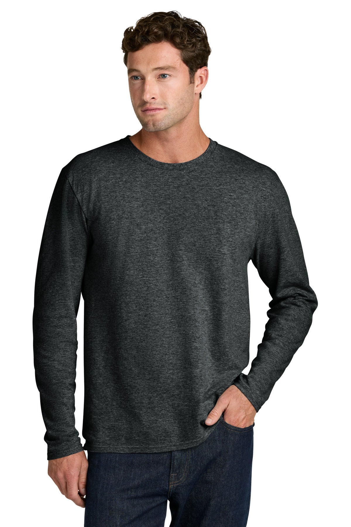 Port & Co Easy Cotton Long Sleeve Tee