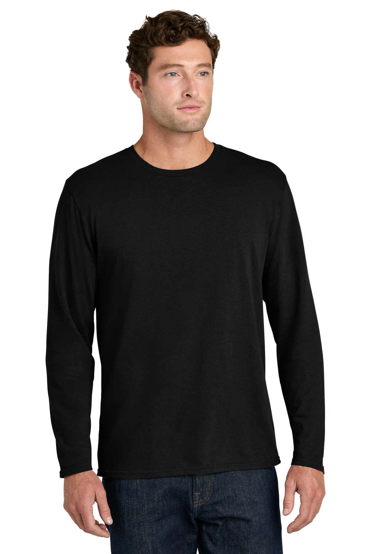 Port & Co Easy Cotton Long Sleeve Tee