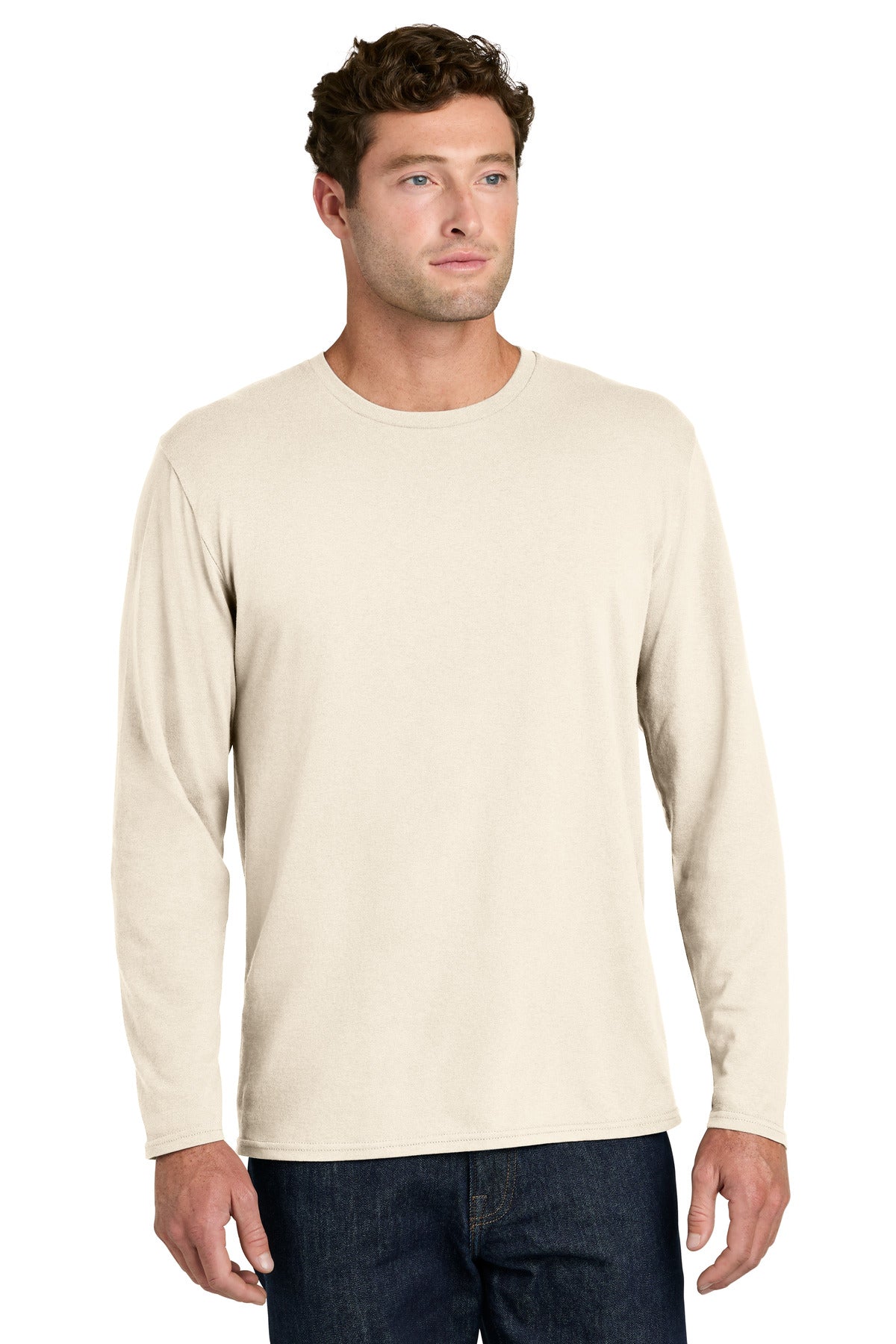 Port & Co Easy Cotton Long Sleeve Tee
