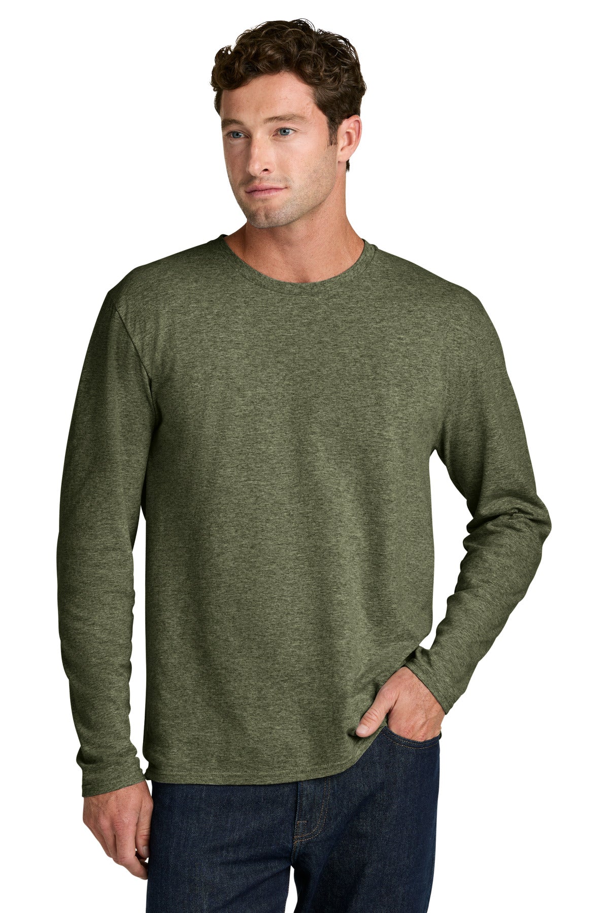 Port & Co Easy Cotton Long Sleeve Tee