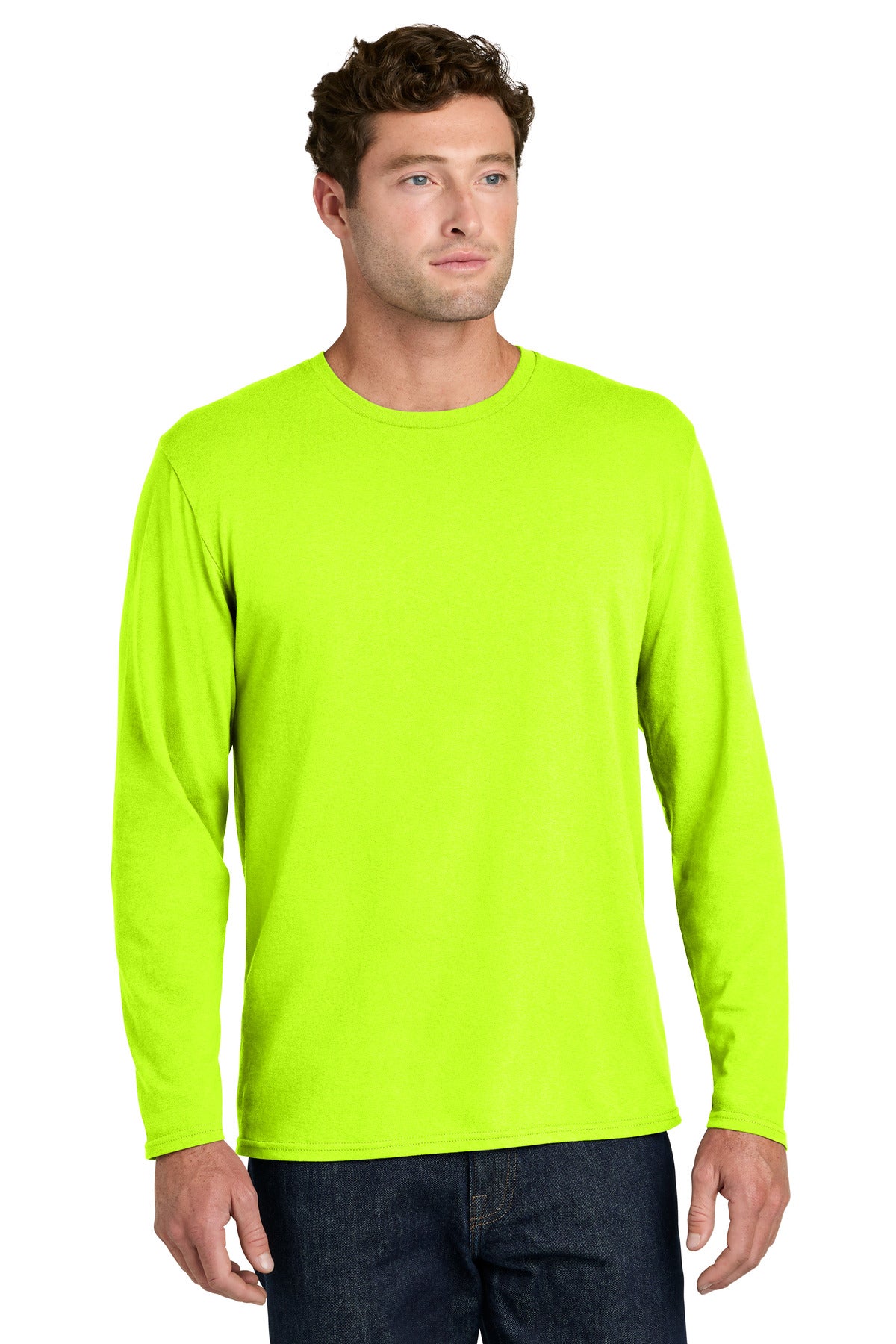 Port & Co Easy Cotton Long Sleeve Tee