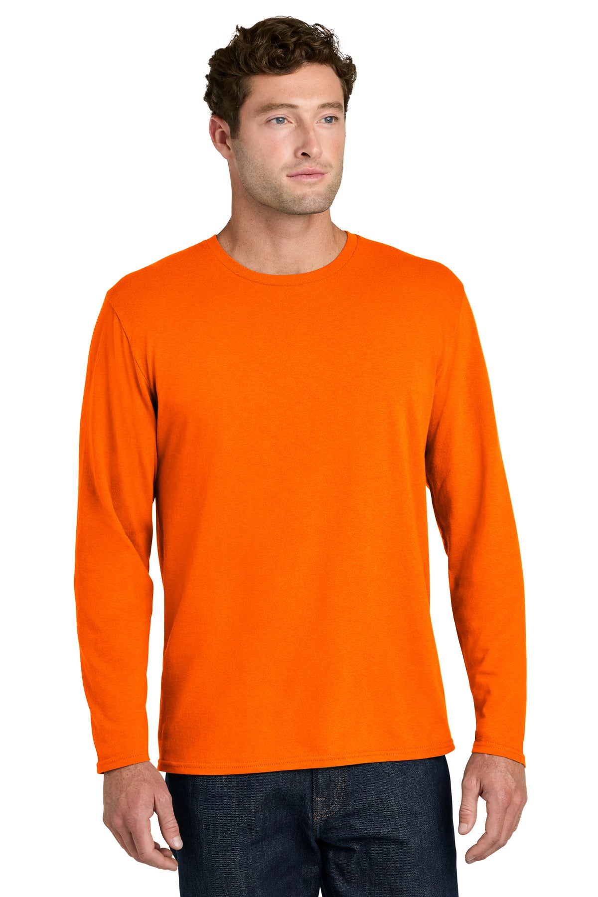Port & Co Easy Cotton Long Sleeve Tee