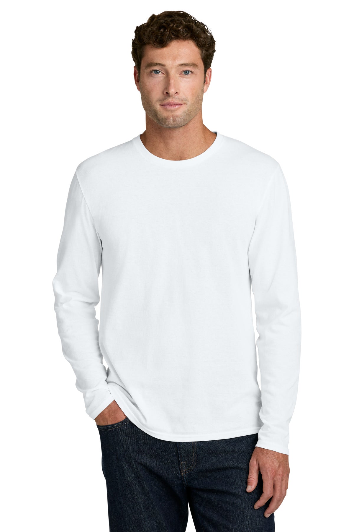 Port & Co Easy Cotton Long Sleeve Tee